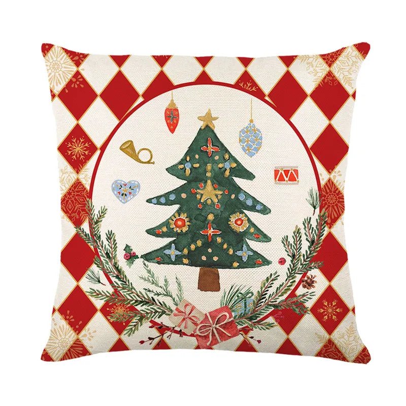 Flax Pillow Sofa Cushion for Home Decor