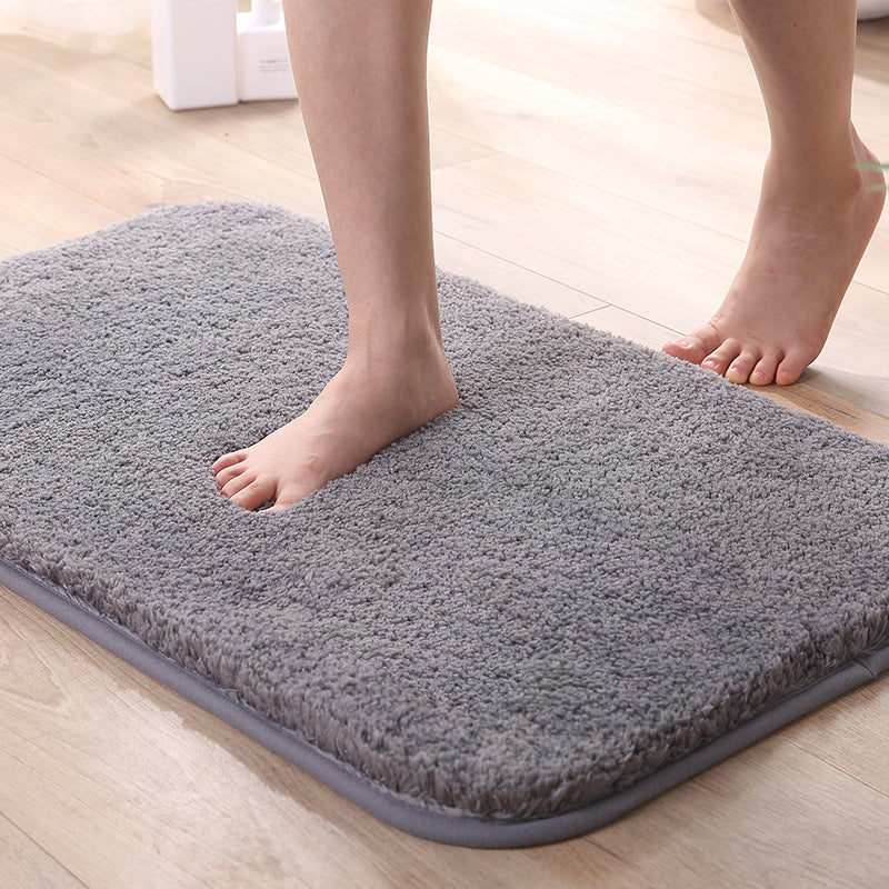 Thick Plush Non-Slip Door Mat and Bath Rug
