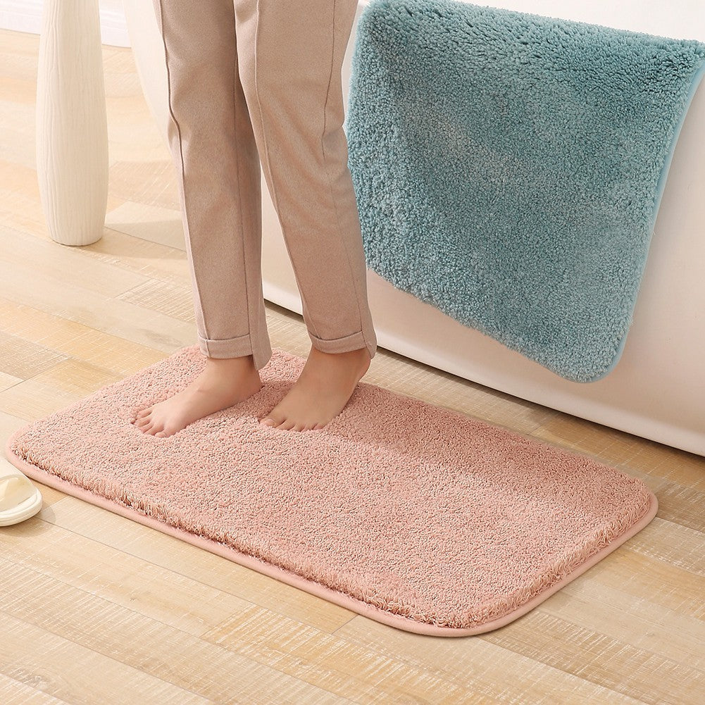 Thick Plush Non-Slip Door Mat and Bath Rug