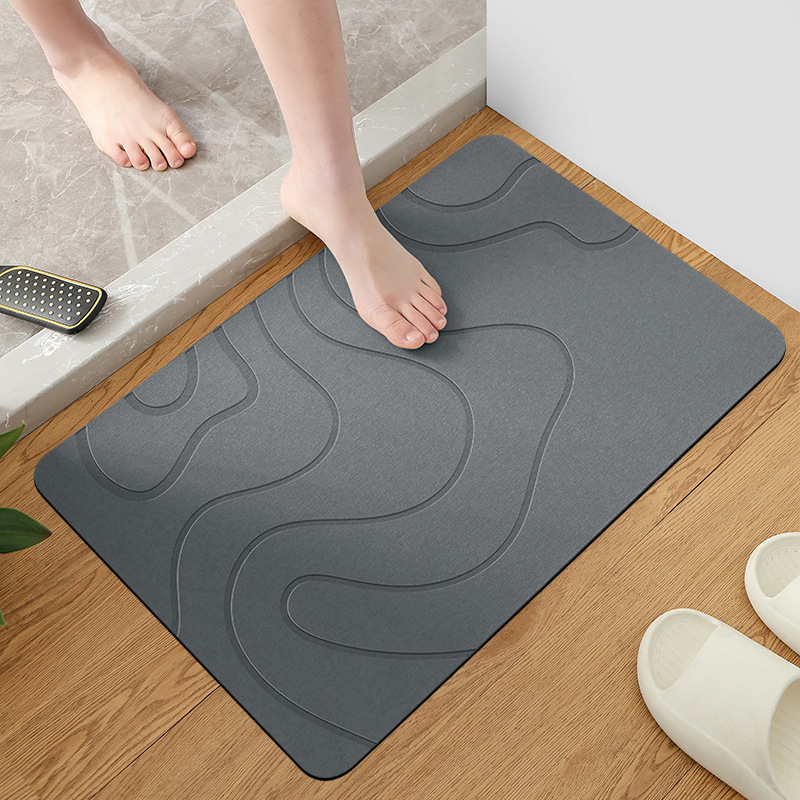Diatom Mud Absorbent Pad Bathroom Mats Non-slip