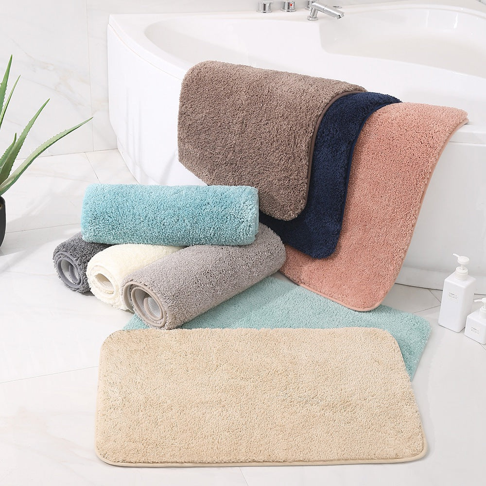 Thick Plush Non-Slip Door Mat and Bath Rug