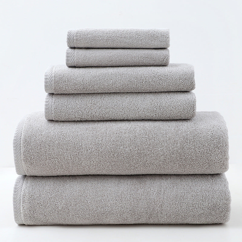 Cotton Towel Set for Adults - 6 Pieces, Amazon Supply