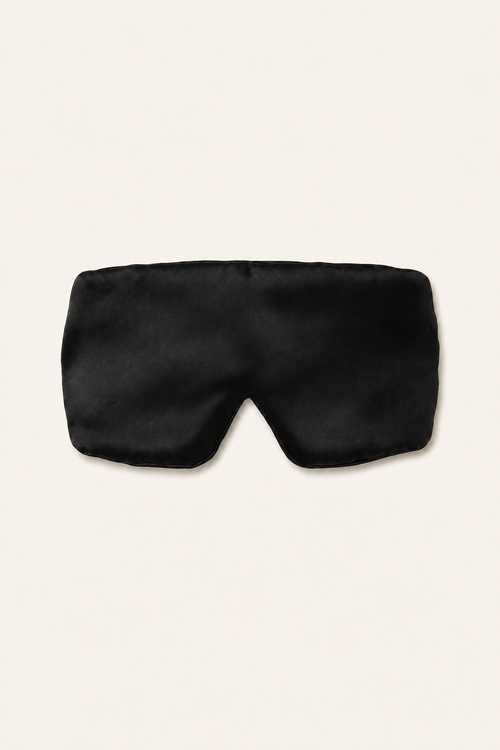 Black mulberry silk sleep mask