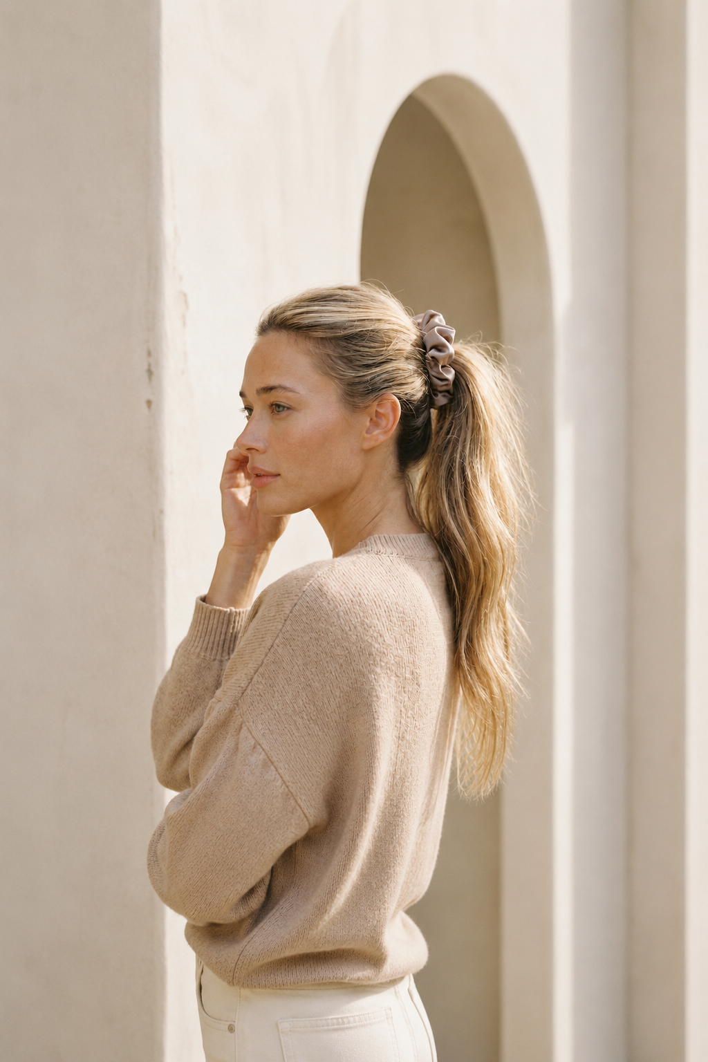 Silk Scrunchies Set