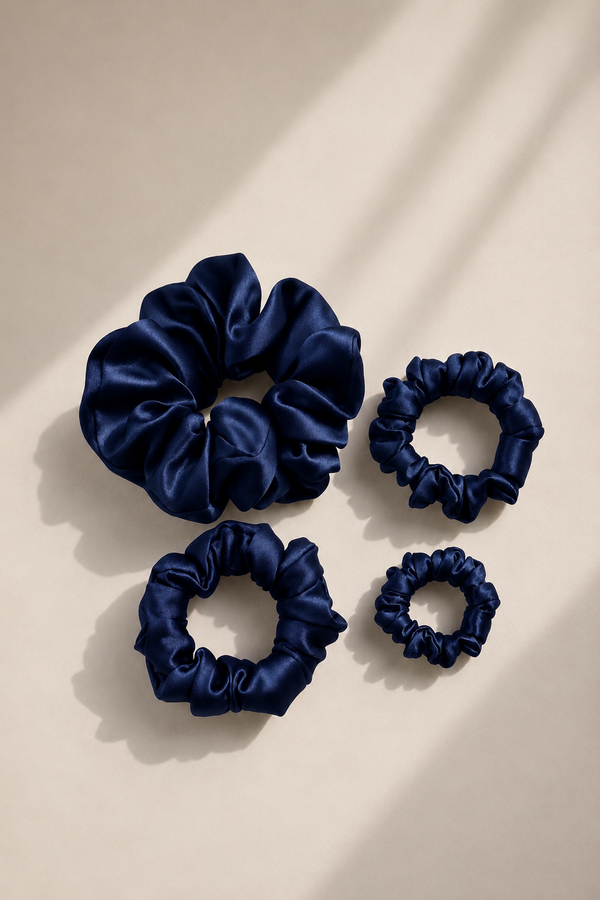 Silk Scrunchies Set