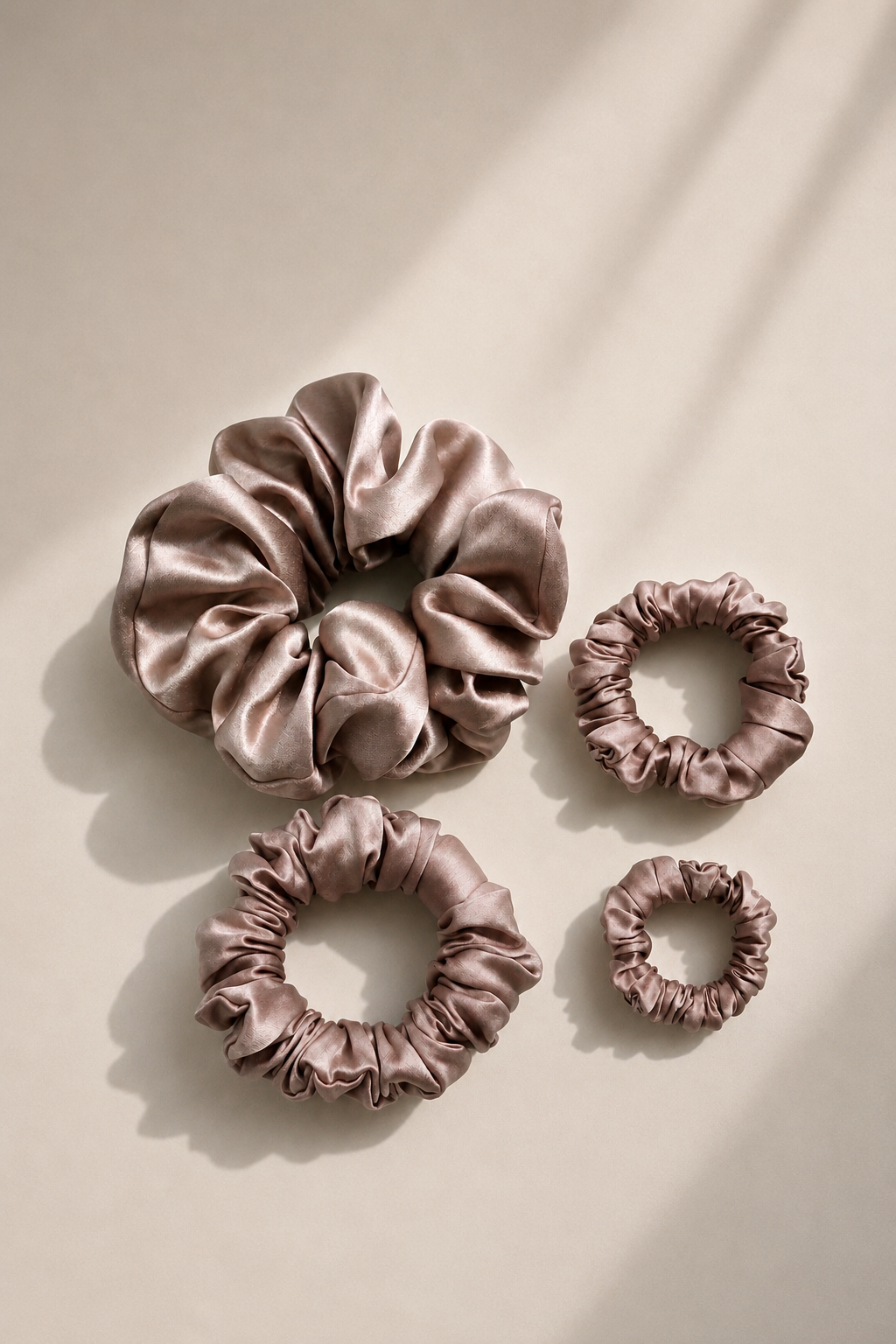 Silk Scrunchies Set
